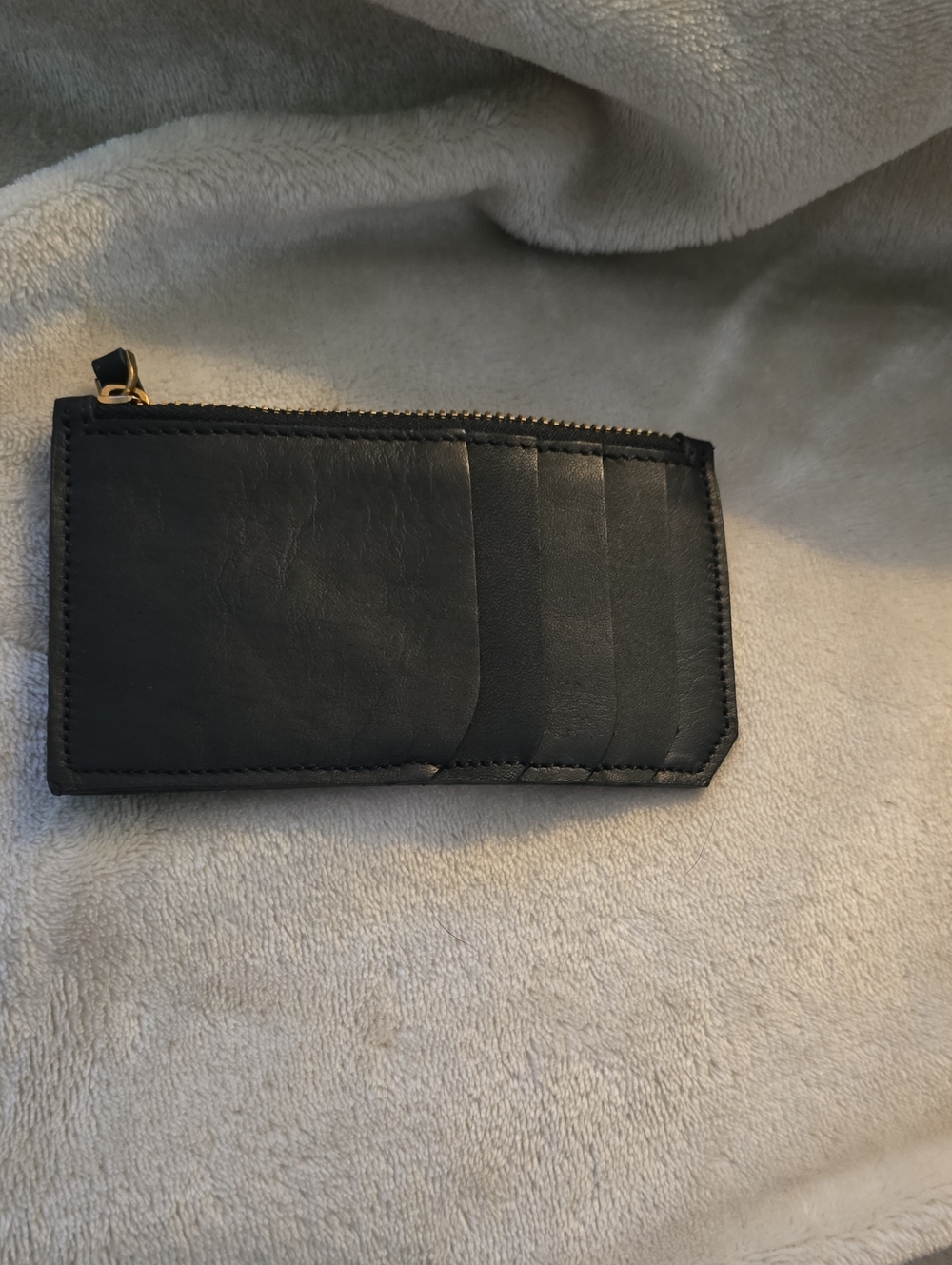 Carmin Black The Brand (Sold At Magnolia Market) Black Leather Card Wallet